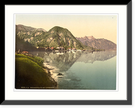 Historic Framed Print, Weissenbach near Attersee Upper Austria Austro-Hungary,  17-7/8" x 21-7/8"