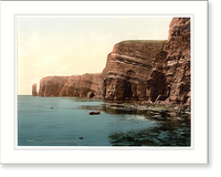 Historic Framed Print, The West Coast Helgoland Germany,  17-7/8" x 21-7/8"