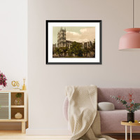 Historic Framed Print, Westminster Abbey London England,  17-7/8" x 21-7/8"