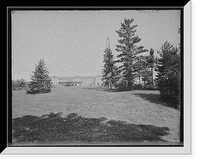 Historic Framed Print, [Bluff Point, N.Y., Hotel Champlain from the links],  17-7/8" x 21-7/8"