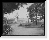 Historic Framed Print, [Hotel Champlain, west approach, Bluff Point, N.Y.] - 2,  17-7/8" x 21-7/8"