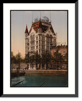 Historic Framed Print, Whitehouse (office building) Rotterdam Holland,  17-7/8" x 21-7/8"