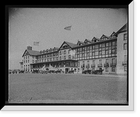 Hotel Champlain, front facade, Bluff Point, N.Y, Historic Reproduction