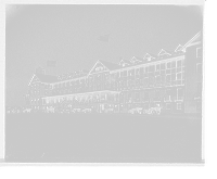 Hotel Champlain, front facade, Bluff Point, N.Y, Historic Reproduction