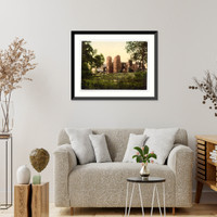 Historic Framed Print, Wilton Castle Ross-on-Wye England,  17-7/8" x 21-7/8"