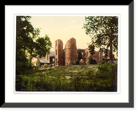 Historic Framed Print, Wilton Castle Ross-on-Wye England,  17-7/8" x 21-7/8"
