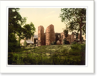Historic Framed Print, Wilton Castle Ross-on-Wye England,  17-7/8" x 21-7/8"