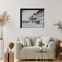 Hotel Champlain, front facade, Bluff Point, N.Y. - 2, Vintage Poster