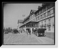 Hotel Champlain, front facade, Bluff Point, N.Y. - 2, Vintage Poster