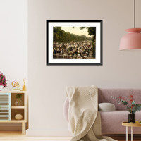 Historic Framed Print, Windsor Boulters Lock London and suburbs England,  17-7/8" x 21-7/8"