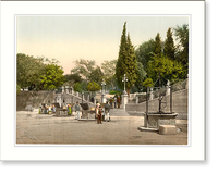 Historic Framed Print, Zara Icinque Wells (i.e. Cinque Pozzi) Dalmatia Austro-Hungary,  17-7/8" x 21-7/8"