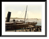 Historic Framed Print, Zara landing place Dalmatia Austro-Hungary - 2,  17-7/8" x 21-7/8"