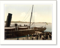 Historic Framed Print, Zara landing place Dalmatia Austro-Hungary - 2,  17-7/8" x 21-7/8"