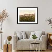 Historic Framed Print, Hohenhonnef Sanatarium Cologne the Rhine Germany,  17-7/8" x 21-7/8"