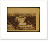 Historic Framed Print, White House U.S. Treasury & Penn. Ave. Washington D.C.,  17-7/8" x 21-7/8"