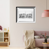 Historic Framed Print, Git on quick Rastus -he done got it mos eat up,  17-7/8" x 21-7/8"