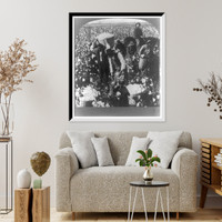 Historic Framed Print, In the domain of King Cotton near Dallas Texas,  17-7/8" x 21-7/8"