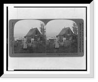 Historic Framed Print, Hut of oyster fishermen Chesapeake Bay Sherwood Md. U.S.A.,  17-7/8" x 21-7/8"