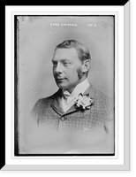 Lord Lonsdale, portrait bust, Vintage Poster