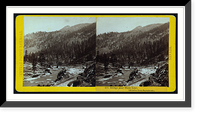 Historic Framed Print, Bridge near state line 138 miles from Sacramento,  17-7/8" x 21-7/8"