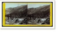 Historic Framed Print, Bridge near state line 138 miles from Sacramento,  17-7/8" x 21-7/8"
