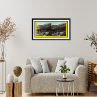 Historic Framed Print, Bridge near state line 138 miles from Sacramento,  17-7/8" x 21-7/8"