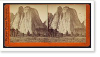 Historic Framed Print, Cathedral Rock 2000 feet Yosemite Valley Mariposa County Cal.,  17-7/8" x 21-7/8"