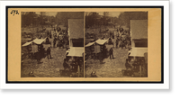 Historic Framed Print, Market Day Hanover Street entrance Carlisle PA.,  17-7/8" x 21-7/8"