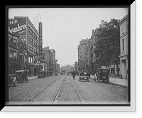 Historic Framed Print, [Euclid Avenue at 105th Street, Cleveland, Ohio],  17-7/8" x 21-7/8"