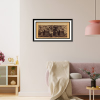 Historic Framed Print, Part of 1st and 7th ward Newark,  17-7/8" x 21-7/8"