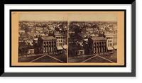 Historic Framed Print, Part of 1st and 7th ward Newark,  17-7/8" x 21-7/8"