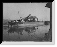 Historic Framed Print, [Cleveland, Ohio, Hoover and Mason hoists in operation],  17-7/8" x 21-7/8"