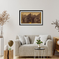 Historic Framed Print, Scene above Idaho; Grays Peak in the distance,  17-7/8" x 21-7/8"
