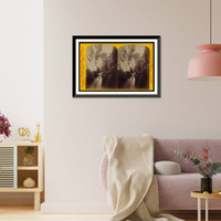 Historic Framed Print, Canon of Ka-shu hu-kwist from below (Brush Creek),  17-7/8" x 21-7/8"