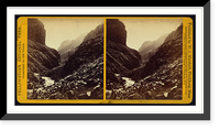 Historic Framed Print, Gardiners River Series. Giants Gateway Canyon of North Fork,  17-7/8" x 21-7/8"