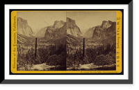 Historic Framed Print, General view of the valley. From Inspiration Point,  17-7/8" x 21-7/8"