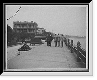Historic Framed Print, [East Battery, Charleston, S.C.],  17-7/8" x 21-7/8"