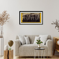 Historic Framed Print, Royal Arches and North Dome from head of valley,  17-7/8" x 21-7/8" Historic Framed Print, Royal Arches and North Dome from head of valley,  17-7/8" x 21-7/8"