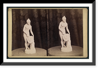 Historic Framed Print, [Sculpture of a nude by an unknown artist],  17-7/8" x 21-7/8"