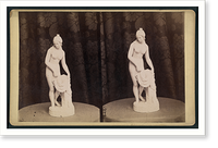 Historic Framed Print, [Sculpture of a nude by an unknown artist],  17-7/8" x 21-7/8"