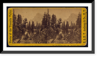 Historic Framed Print, The South Dome 6000 ft. high.  View Artists Point at sunrise,  17-7/8" x 21-7/8"