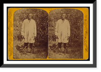Historic Framed Print, Ta-vah-puts chief of the U-in-ta Utes,  17-7/8" x 21-7/8"