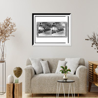 Historic Framed Print, Completed product of a great automobile factory ready for delivery Detroit Mich. - 2,  17-7/8" x 21-7/8"