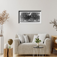 Historic Framed Print, A pack of fox hounds and victims - two prairie wolves and a gray fox - a hunting camp Kansas,  17-7/8" x 21-7/8" Historic Framed Print, A pack of fox hounds and victims - two prairie wolves and a gray fox - a hunting camp Kansas,  17-7/8" x 21-7/8"