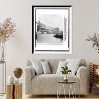 Historic Framed Print, Manufacturus [sic] and Liberal Arts building Worlds Fair Chicago U.S.A.,  17-7/8" x 21-7/8"