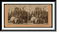 Historic Framed Print, Abyssinian pilgrims at Jerusalem,  17-7/8" x 21-7/8"