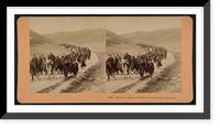 Historic Framed Print, Russian pilgrims on the way to Jericho Palestine,  17-7/8" x 21-7/8"