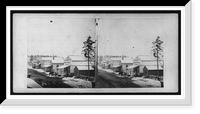 Historic Framed Print, [Street scene showing R. Nelsons General Store Front St. Marquette Michigan with snow on the ground],  17-7/8" x 21-7/8"