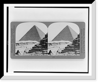 Historic Framed Print, Cheops Pyramid Egypt,  17-7/8" x 21-7/8"