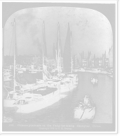 Historic Framed Print, Chinese gunboats on the Yang-tse-kiang Shanghai China,  17-7/8" x 21-7/8"